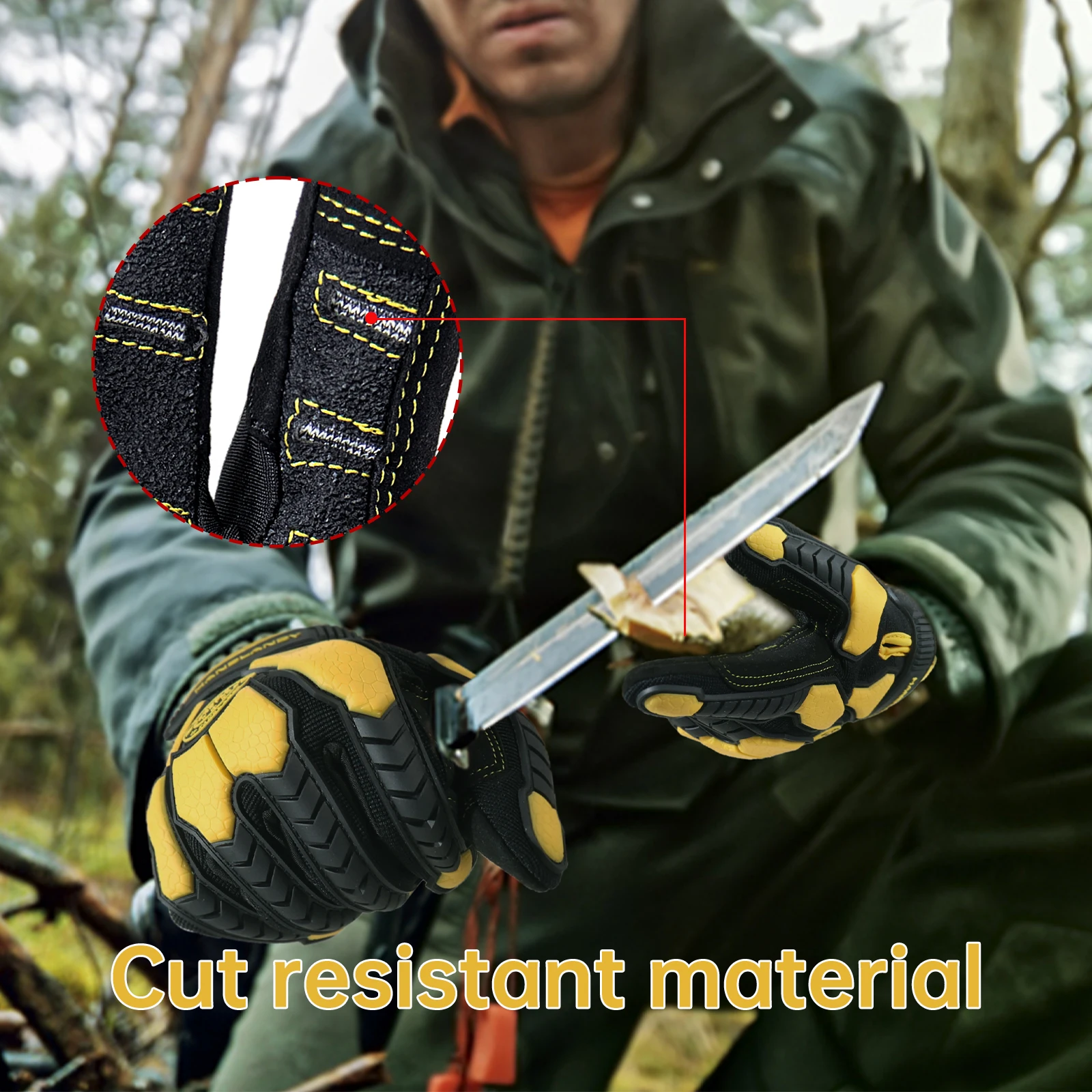 Heavy Duty Work Gloves, Cut 6  - Work Glove Impact ulasan dan harga