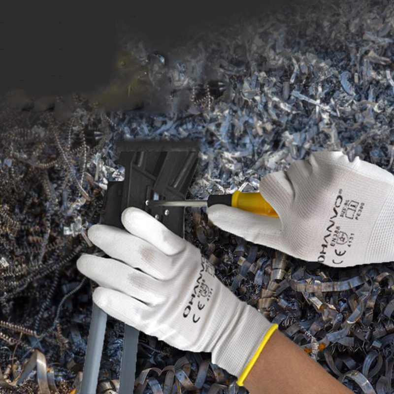 10 Pairs PU Nitrile Safety Coa - Nitrile Mechanic Glove ulasan dan harga