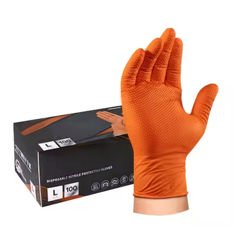 8mil Heavy Duty Industrial Ora - Nitrile Mechanic Glove ulasan dan harga