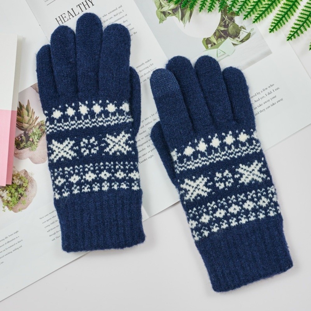 Touch Screen‌ Full Finger Knit - Winter Glove Insulated ulasan dan harga