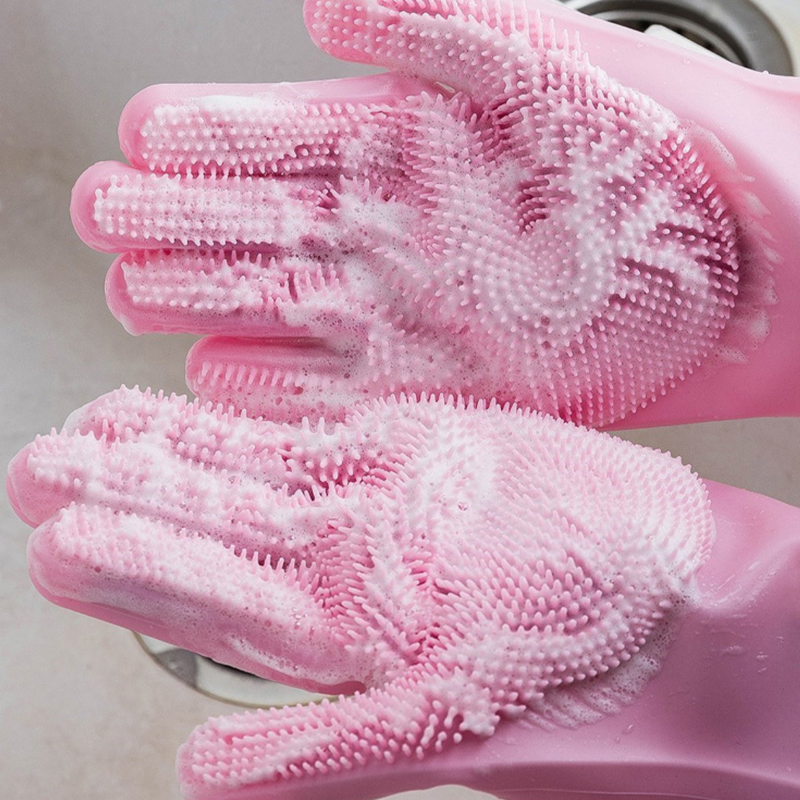 Dishwashing Cleaning Gloves Ma - Dish Glove Rubber ulasan dan harga
